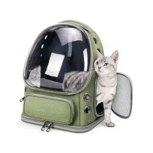Portable Durable Space Capsule Transparent Design Pet Cat Carrier Airline Approved Travel Pet Bag