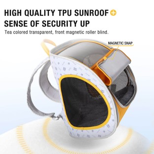 Breathable Fashion Adjustable Foldable Cat Dog Backpack Portable Waterproof Travel Bag