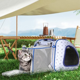 Large Capacity Expandable Glass Pet Carrier Backpack
