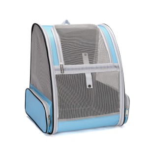 Lightweight Breathable Square Oxford Bubble Backpack Pet Carrier