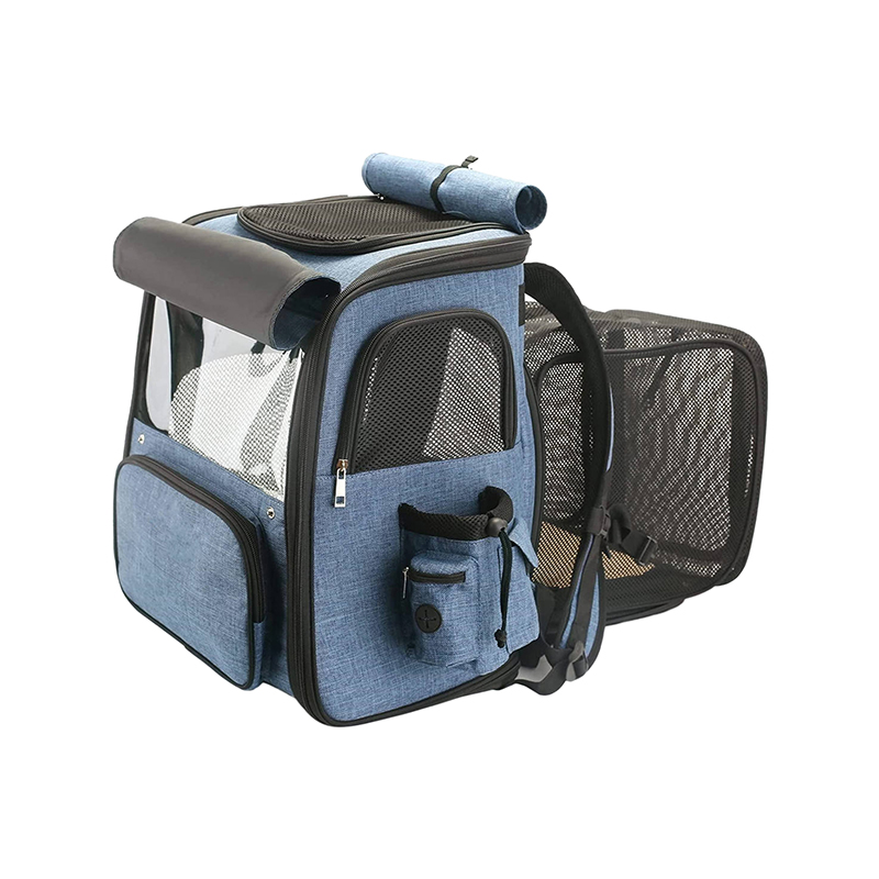 Expandable Nylon Cotton Pet Carrier Backpack