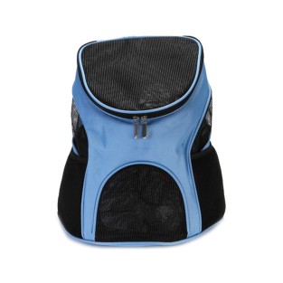 Outdoor Travel Pet Cat Carrier Backpack Breathable Eco-friendly Leather Nylon Casual Zipper Closure