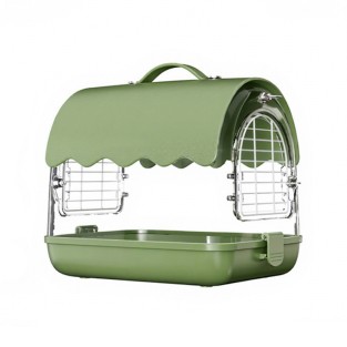 Transparent Acrylic Lightweight Breathable Portable Parrot Cage