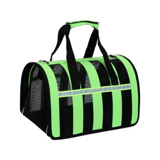 Contrast Panel Design Portable Breathable Lightweight Pet Carrier Bag