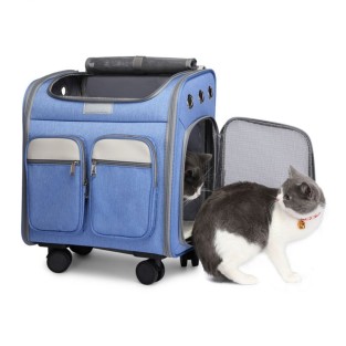 Pet Transport Backpack with Window Travel Case