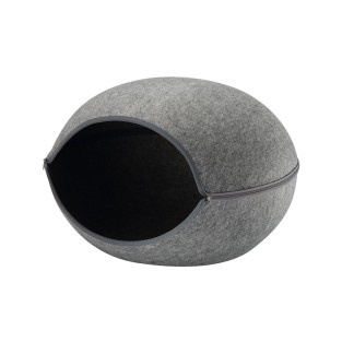 Indoor Folding Luxury Round Felt Pet Bed