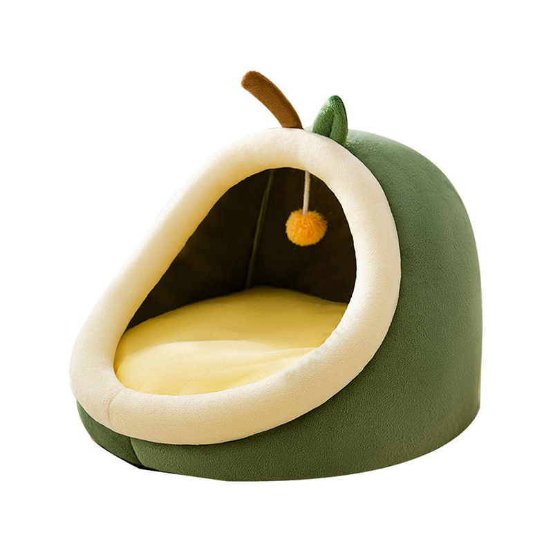 Cute Pet Nest Bed House with Cover Washable Foam Bed