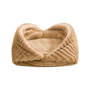 Semi-closed Round Solid Pet Nest Winter Warm Small Dog Bear Sofa Bed