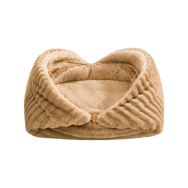 Semi-closed Round Solid Pet Nest Winter Warm Small Dog Bear Sofa Bed