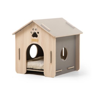Eco-Friendly Indoor Wooden Pet Cat Dog House Detachable Screwless Design