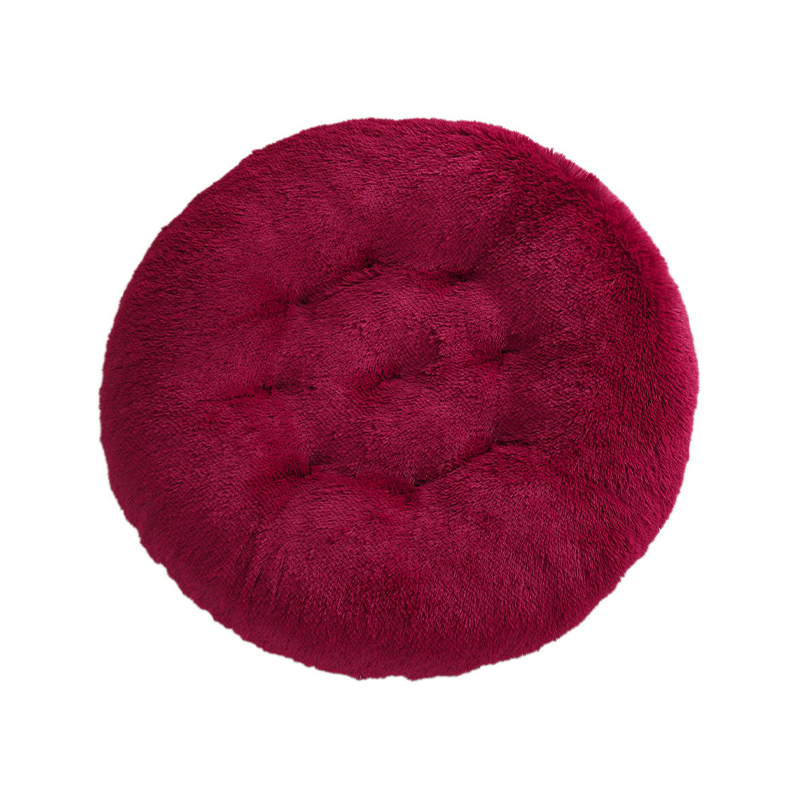 Round Plush Pet Mat Winter Warm Wool