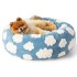 Washable Plush Donut Pet Bed