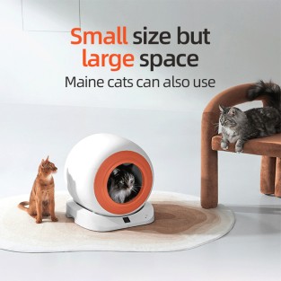 65L Large Capacity Fully Automatic Smart Cat Litter Box Control Compatible with Tofu Bentonite