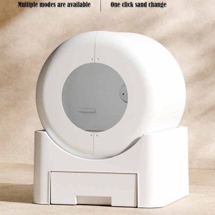 Smart Controlled Fully Enclosed Cat Litter Box Automatic Cleaning Odor Control Cat Toilet