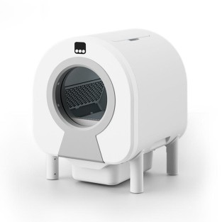 Fully Automatic Quick Self-Cleaning Cat Litter Box with App Remote Control Large Plastic Cat Toilet