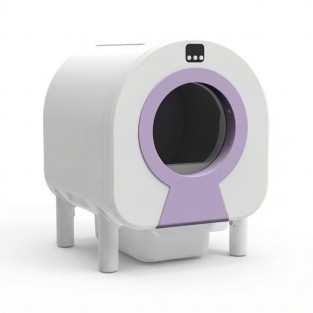 Smart Automatic Self-Cleaning Luxury Cat Litter Box Control Deodorizing 68L Plastic