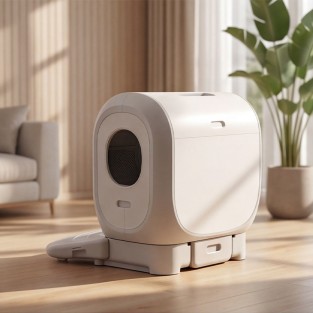 Smart Automatic Self-Cleaning 101L Cat Litter Box with Control, Deodorization and Disinfection