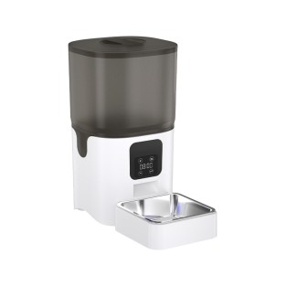 Smart Automatic Pet Feeder with Wide-Angle Camera, Rechargeable, /App Control