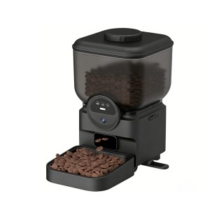 6.5L Battery Powered Smart Pet Feeder with 720p Camera Remote Control