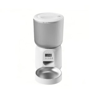 Smart Automatic Portable Pet Feeder Remote Control Stainless Steel Bowl