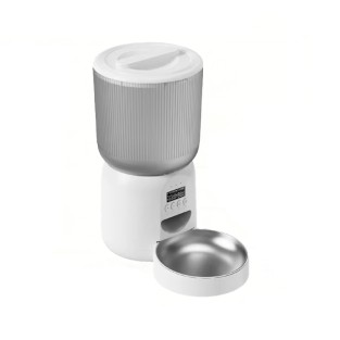 Smart Automatic Portable Pet Feeder Remote Control Stainless Steel Bowl