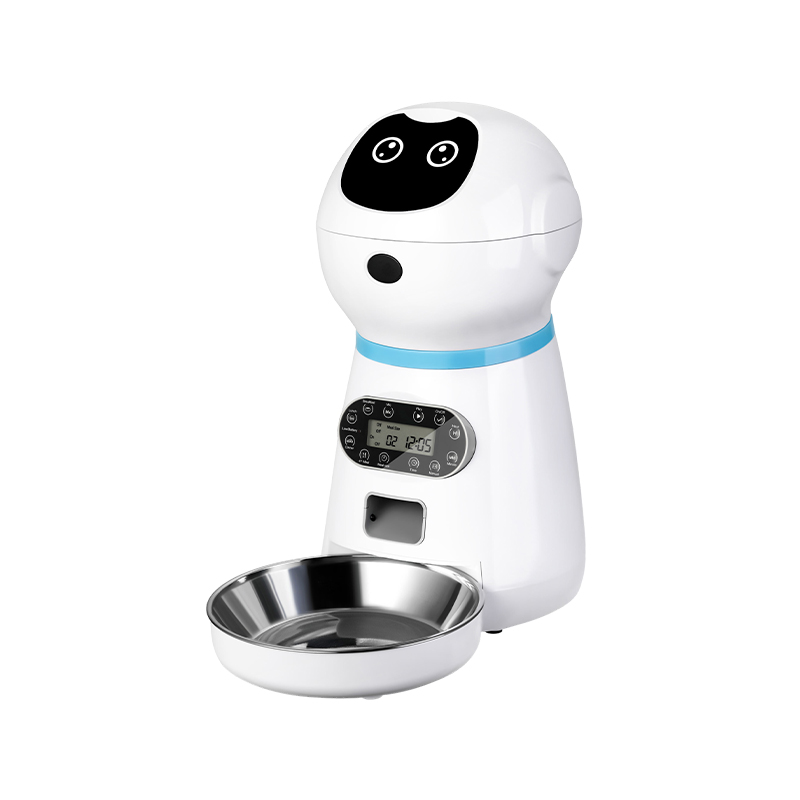 Smart Robot Pet Feeder 5L Stainless Steel Bowl Automatic Timed Cat Dog Feeder