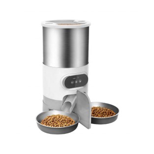Stainless Steel Automatic Pet Feeder Wireless App Control Cat Dog Food Dispenser