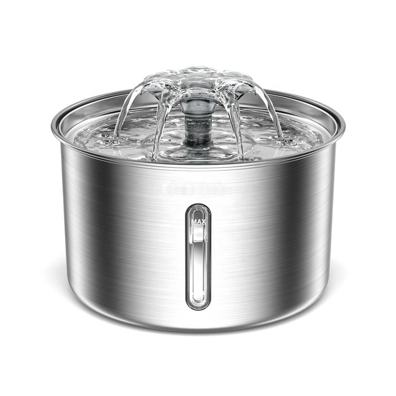 Stainless Steel Pet Automatic Water Fountain Charging Fountain for Cats Dogs Rabbits
