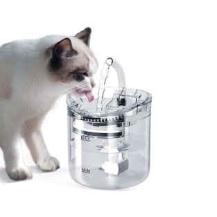 Food Grade Plastic Circulating Filtration Sensor Pet Drinking Fountain