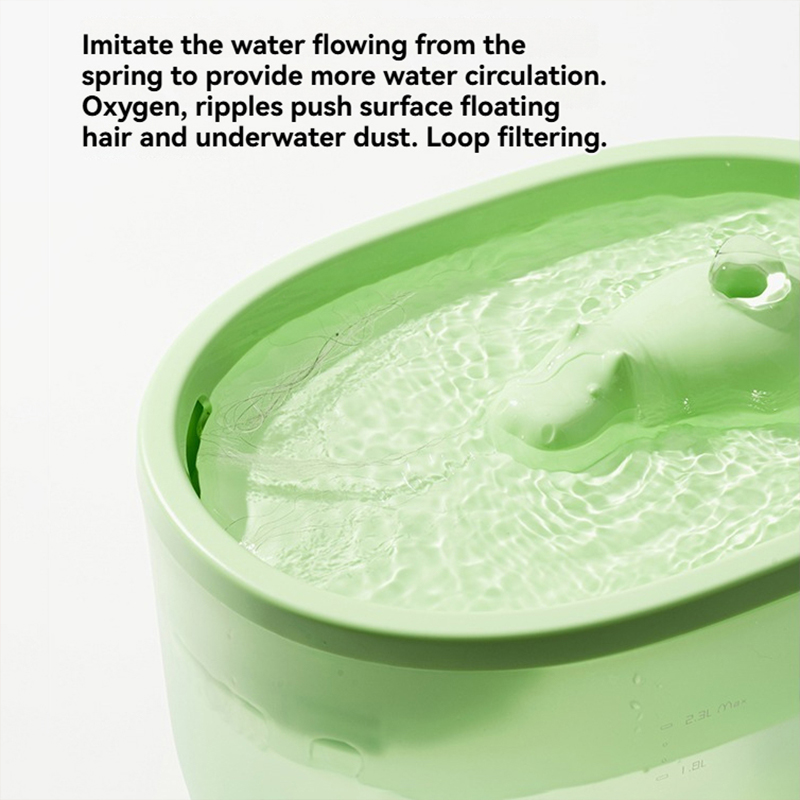 Innovative Design Indoor Silent Automatic Circulation Smart Pet Water Fountain