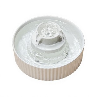 Ceramic Pet Automatic Circulating Water Dispenser with Power, Detachable Design