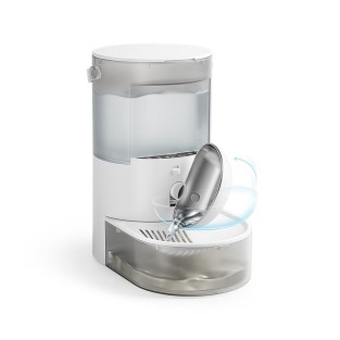 Clean Dirty Separation Pet Water Fountain Wireless Tiltable Smart Thermostatic Control