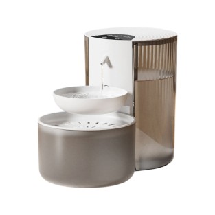 Large Capacity 3L Automatic Pet Water Dispenser Tilted Bowl Long-Life Smart Pet Water Bottle